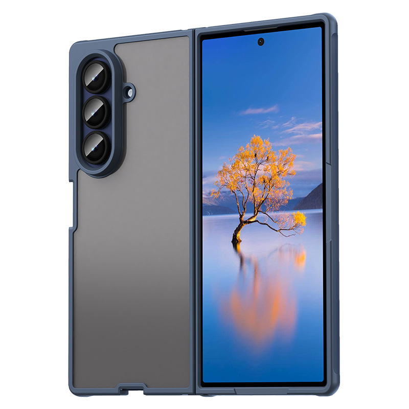 Galaxy Z Flip7 保護カバー Samsung Z Fold7 携帯電話ケース 肌に優しい PC+TPU 落下防止つや消しに適しています。|undefined