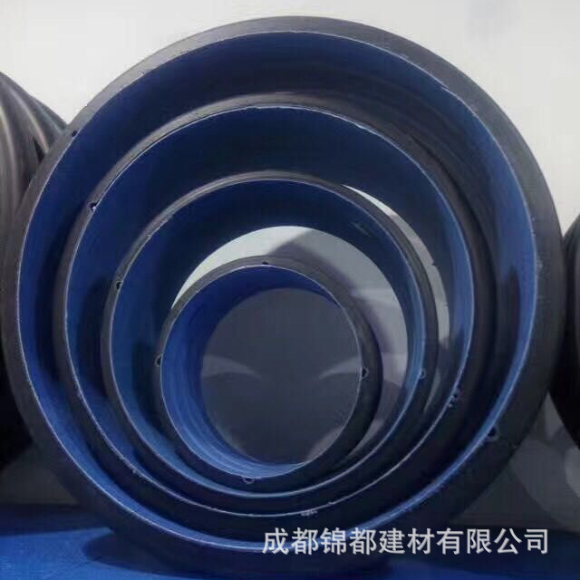 波纹管HDPE双壁波纹管 塑料排水管DN600HDPE波纹排水排污管