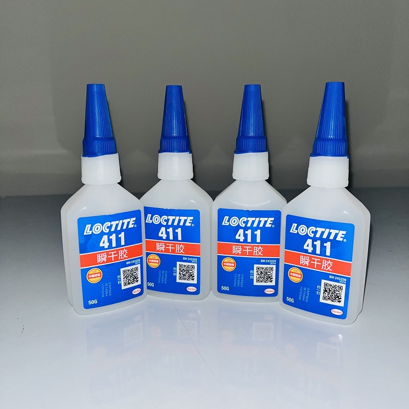 Henkel汉高乐泰411胶水LOCTITE411耐湿耐热橡胶金属塑料瞬干胶水