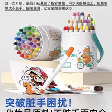 木玩地球可水洗儿童丝滑旋转蜡笔36色不脏手婴幼儿无毒幼儿园美术