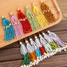 批发手工水晶流苏穗子diy半成品大漆葫芦流苏吊坠汉服发簪配件