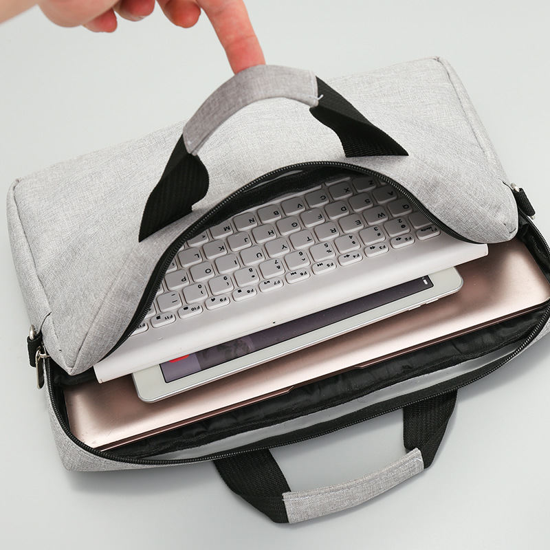 笔记本电脑包 手提单肩电脑包内胆 简约商务手提电脑公文包印logo