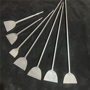 Extended and Widened Round Chisel with Square Handle, Flat Chisel, Steel Chisel, Ultra-Sharp Flat Chisel Head, Electric Chisel Head, Wide Wire Groove