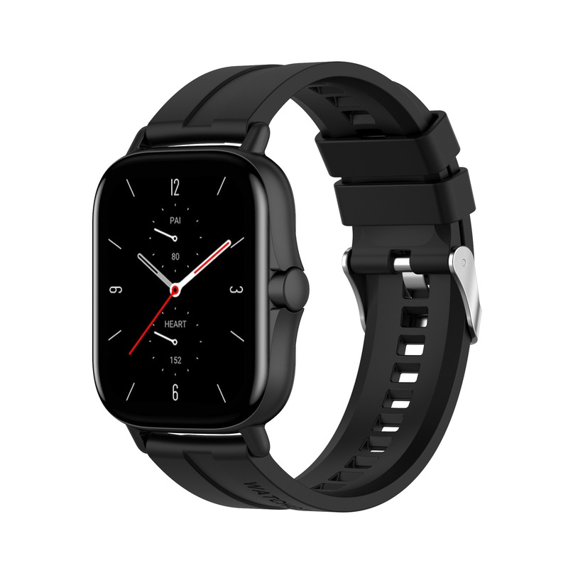 For Huami amazfit GTS 2e / 2mini silicone universal strap watchGT 20mm silver buckle