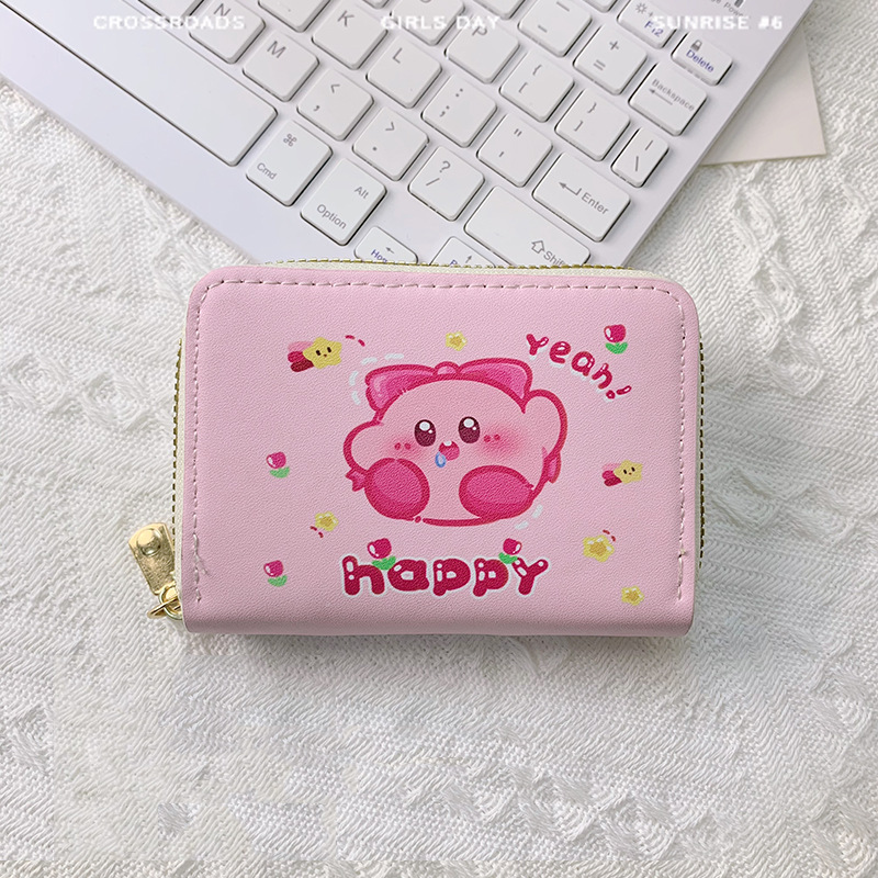 Titular de la tarjeta de dibujos animados lindo cremallera de las mujeres posición multi-tarjeta de gran capacidad anti-desgaussing titular de la tarjeta de los hombres pequeños titular de la tarjeta ultrafino