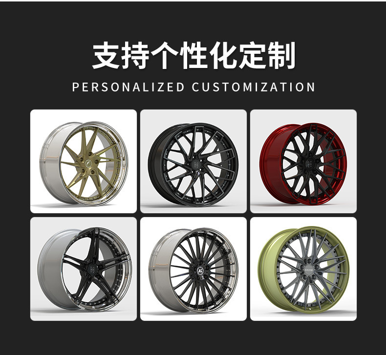 Suitable for Peugeot 308/Ford/Citroën Car Parts Aluminum Alloy 15inch Forged Wheels with Silver Finish
