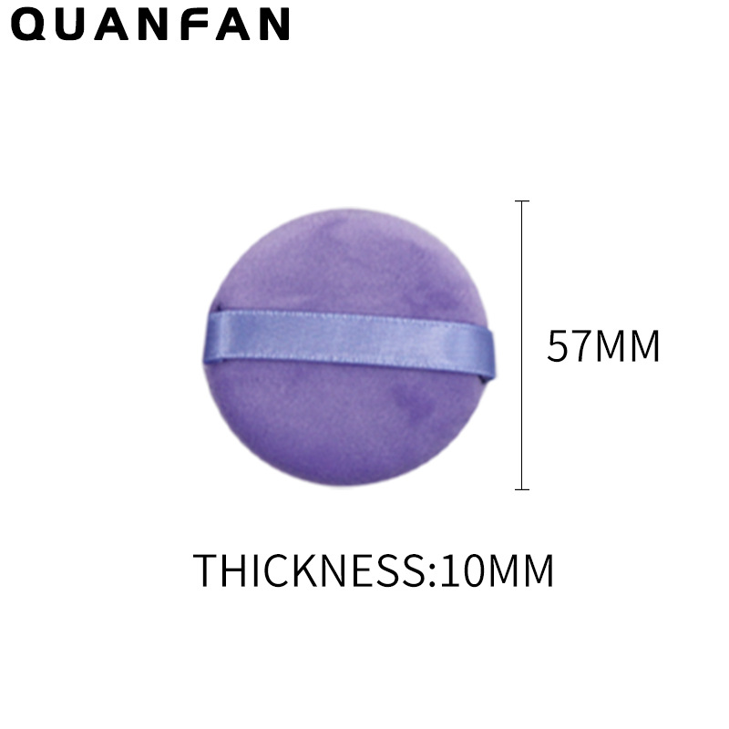 Suministro directo transfronterizo triángulo pequeño cuadrado redondo corazón melocotón polvo seco miel en polvo maquillaje multicolor material de pelo corto súper suave