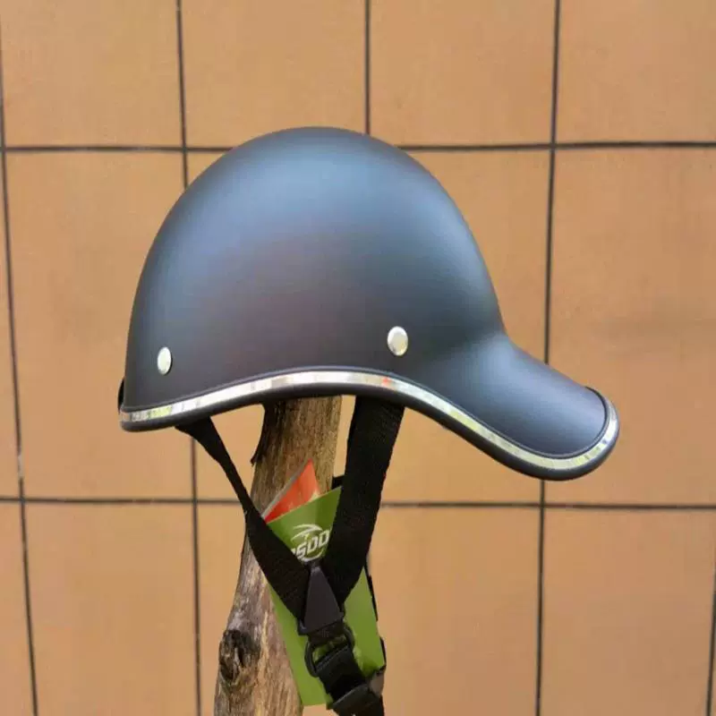 Летний электрический велосипедный шлем Duck Tongue для мужчин и женщин, ретро-шлем Harley, легкий дышащий полушлем для мотоцикла с аккумулятором