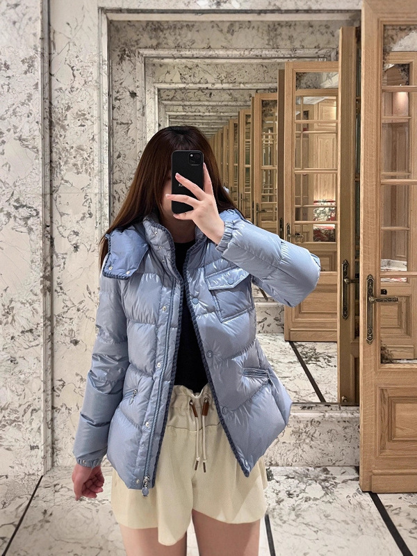 蒙家高奢至臻版Glareins编织饰边收腰羽绒服小蛮腰二代白鹅绒羽绒|undefined