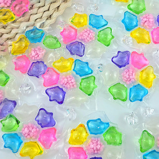 Yikishu Seven-In-One Laundry Beads Manufacturer Fragrance Clean Laundry Ball Cleaning Fragrance Decontamination Seven-Chamber Laundry Beads
