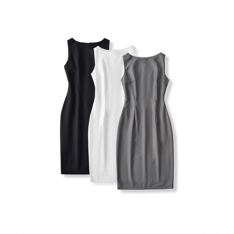 2025 Spring and Summer New Rachel Suit Split Long dress Women's Strapless Slim-fit Slimming Casual Design Sense