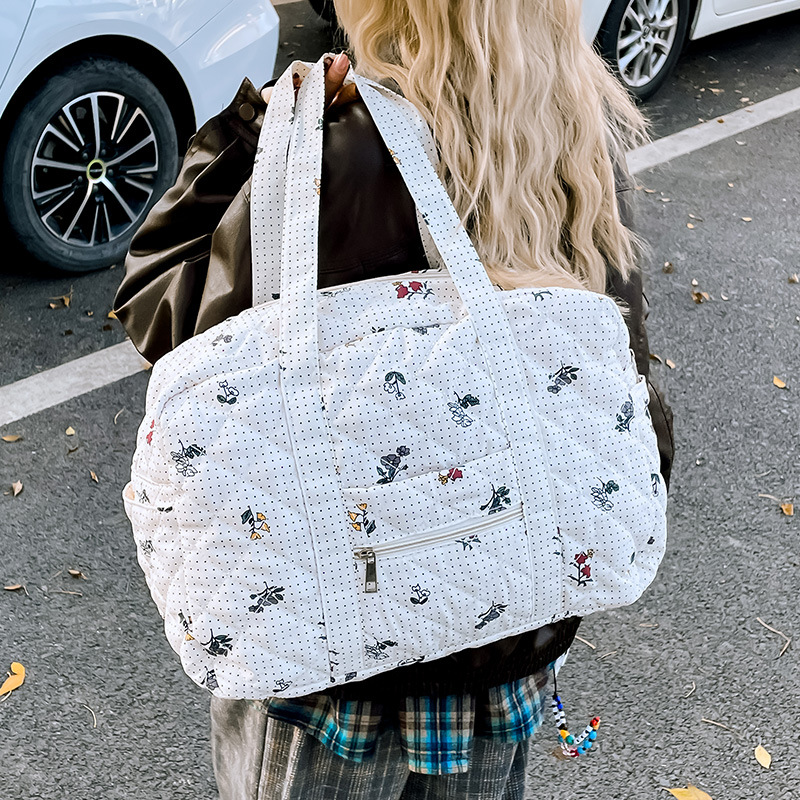 외출을위한 가볍고 귀여운 소녀의 토트 백-어깨 대형 가방 여성용 잡화 보관 용 단거리 여행 가방 가방