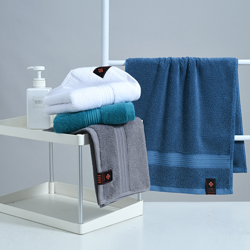 Jialiya Towel Pure Cotton Luxury Thickeneded Antibacterial Pure Color Business Water-Absorbent Genuine First-Class Product 240294m