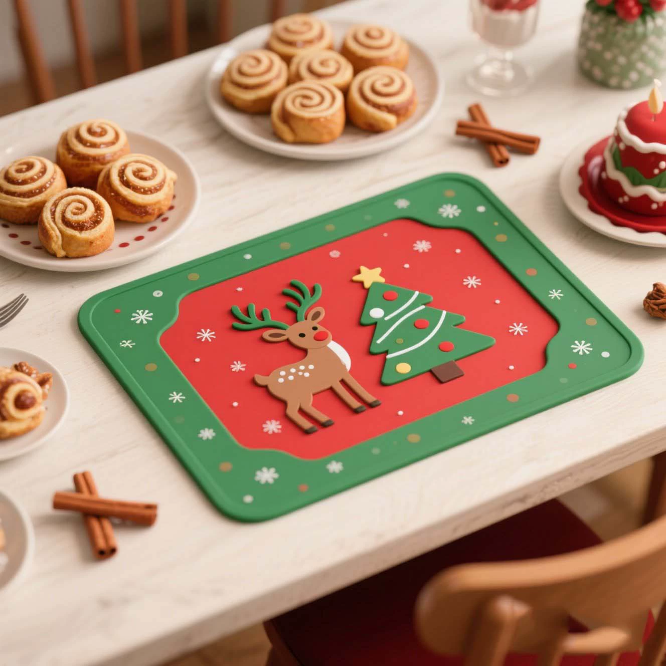 Рождественская водонепроницаемая занавеска для душа, трансграничная занавеска для душа без сверления, блокирующая занавеска, Amazon желает, может быть изготовлена из одного куска изображения 34.