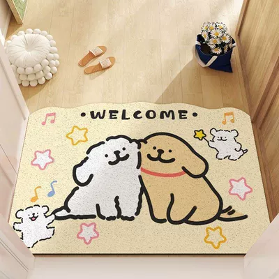 Non-slip Foot Mat, Avtomobil döşəmə paspasları - musical-puppy-4060cm25mm-diatom-mud