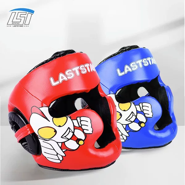 Children's sanda boxing helmet professional training actual combat competition thickened head guard martial arts school for boys and girls free fight
