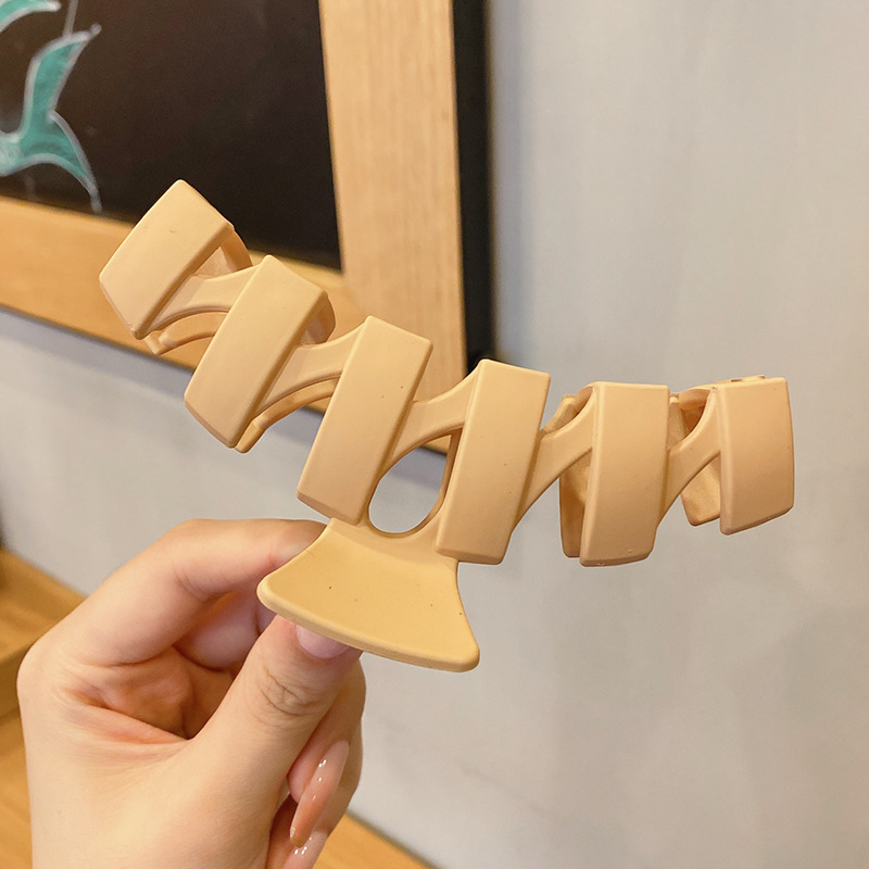 Acrílico grande, pinza de amor, pinza para el cabello, parte posterior de la cabeza femenina, pinza de tiburón, horquilla, pinza para el cabello, tocado, primavera y verano