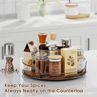 Творческий кованые кухонные приправы лоток для бутылок многофункциональный вращающийся лоток для ухода за кожей лоток для ванной туалетных принадлежностей лоток