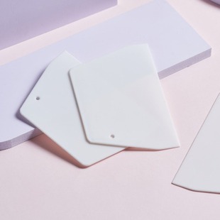 Trapezoidal Plastic Scraper Washable Mildew-Proof Plastic Tool Dough Shaping Cutting Artifact Dough Cutter Wholesale