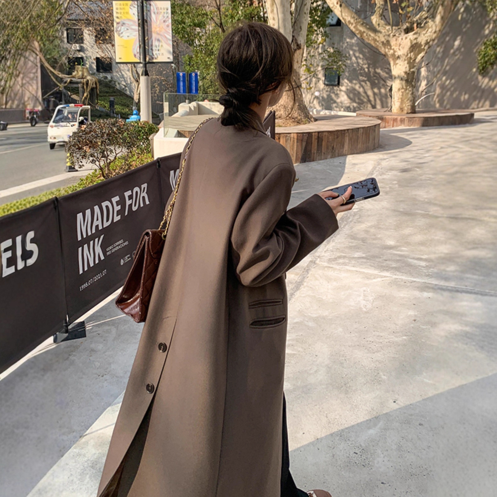 Suit Windbreaker Jacket Women's Long 2025 Autum New Style This Year's Popular Hot Style High-End Casual Super Hot Coat