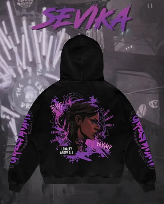 Liga Popular Arcane Jinx Graphic Hoodies All Anime Charact