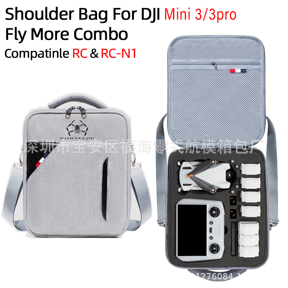Adecuado para DJI mini 3pro bolsa de almacenamiento de drones Dji mini 3 bolsa de almacenamiento portátil anti-caída