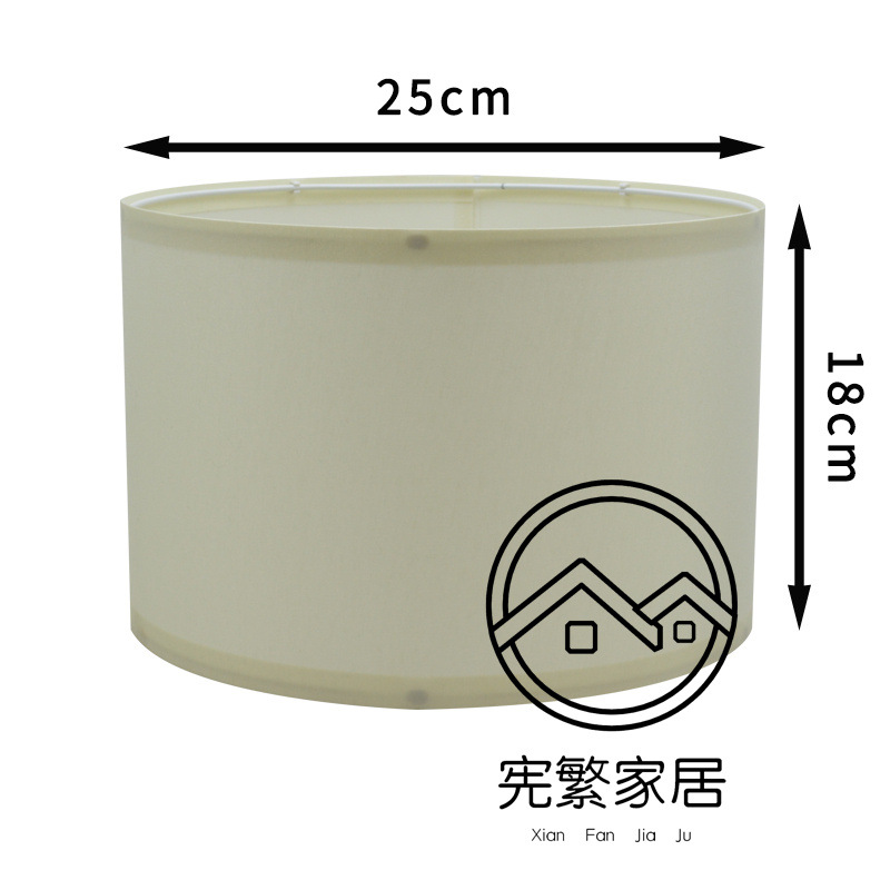 Transfronteriza desmontable plegable KD pantalla Shell sombreado redondo de lino de tela de mesa lámpara de pared lámpara de pie lámpara colgante Accesorios
