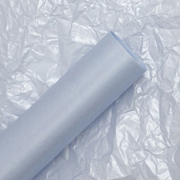 Flor Sombra de cera de luz impermeable de papel de pera Flor de Papel de embalaje de papel de base de forro de ramo de flores material de la tienda de flores suministros