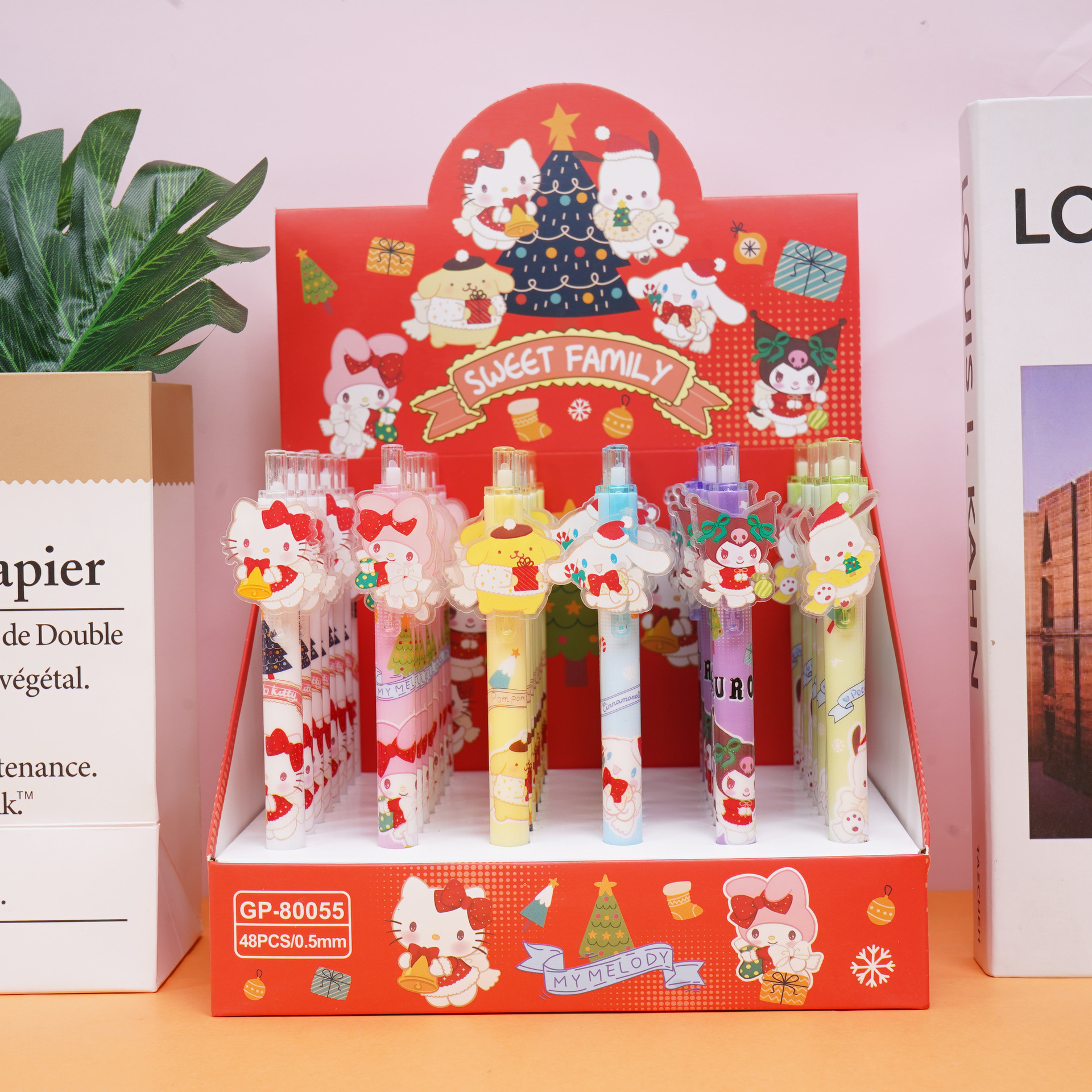 GP - 80008 miel Nieve Ice City parche pulsar lápiz móvil Kapibara Kulomi alto valor de la cara estudiante lápiz neutro 0.5