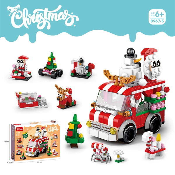 6-in-1 Christmas trafficking car-273 blocks