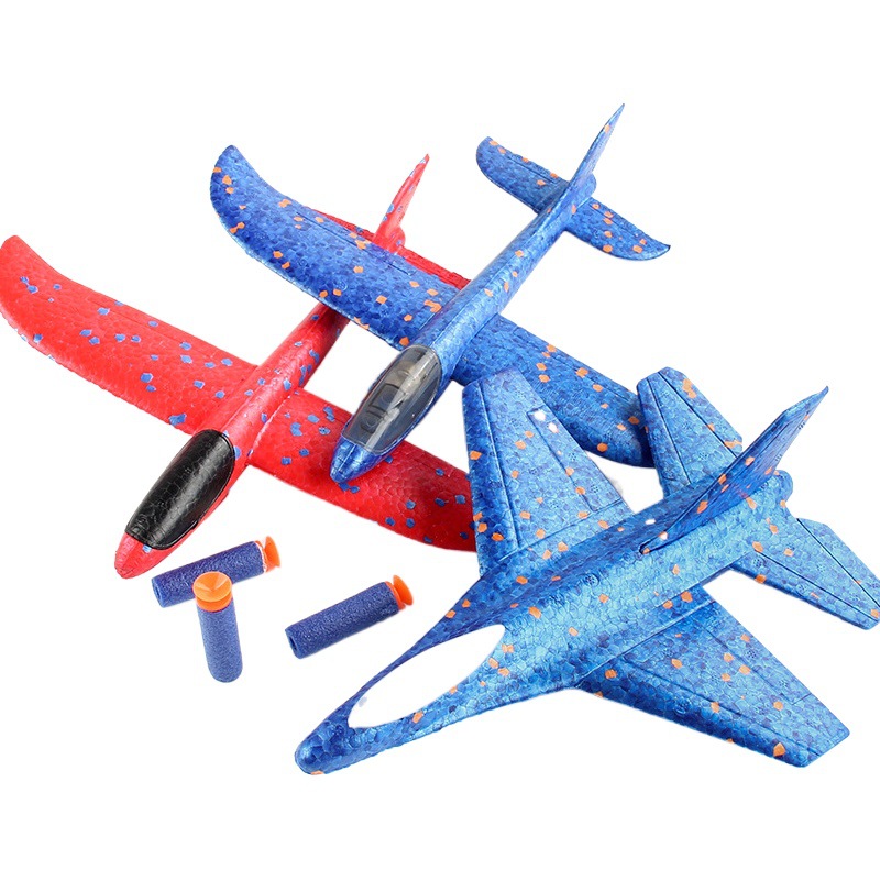 One-Click Lanzamiento de espuma flash Catapulta de combate Aviones pistola de lanzamiento de mano aviones de deslizamiento catapulta kite juguetes al aire libre