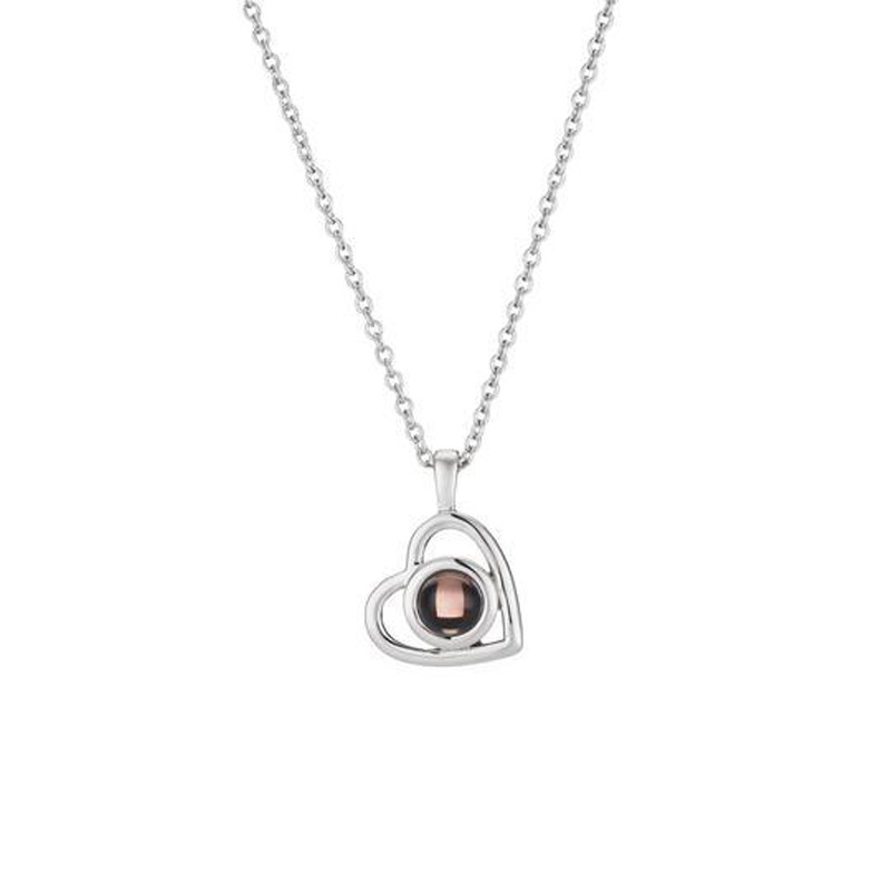 s925 Pure Silver Heart Necklace