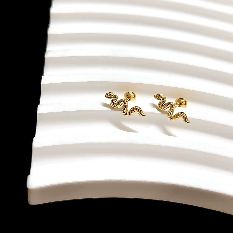 Серьги из нержавеющей стали, конструктор, стиль Chanel, простой и элегантный дизайн