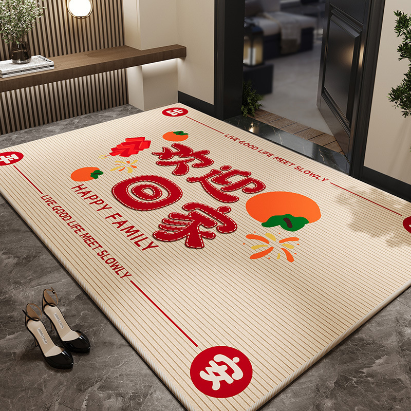 入戸ドアマット高級感入ドアマット家庭用汚れ防止マット玄関履き替え区水晶パイルマット代発|undefined