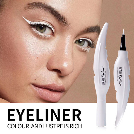 QIANXIU cross-border explosions makeup white eyeliner does not faint very fine quick-drying color eyeliner wholesale