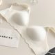 Japanese thin seamless underwear women's small chest push up slimming breast collection non-steel ring jelly strip soft support bra