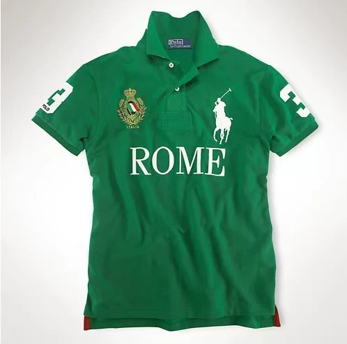 Polo, with short sleeve, with embroidery, plus size