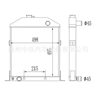 高效散热汽车散热器  适用福特Ford / Mercury 1942-1948