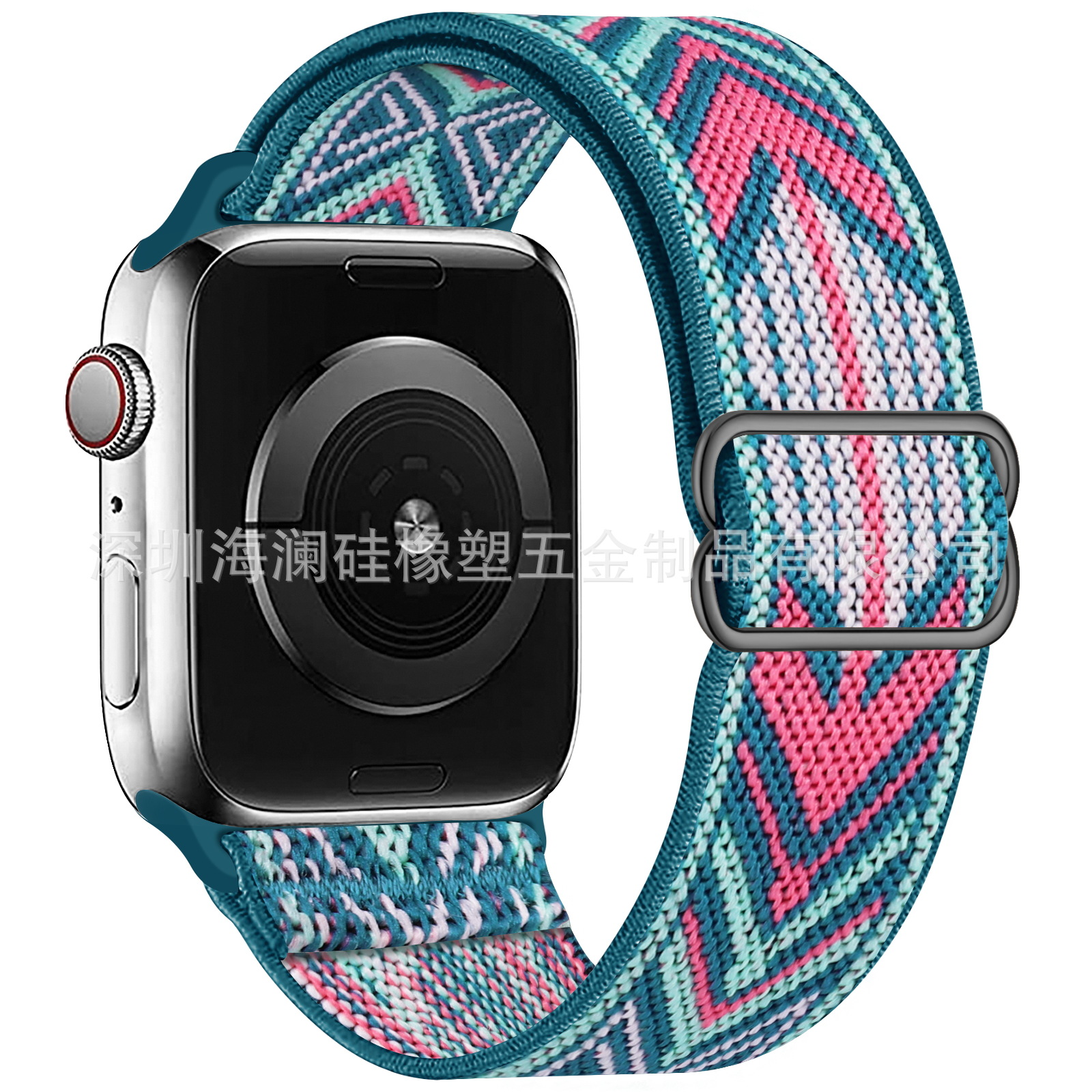 Adecuado para Apple correa de reloj iwatch8 Apple correa de reloj hebilla elástica correa de reloj de nylon