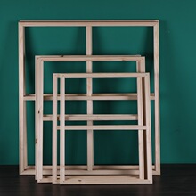 数字油画内框条跨境专供支持任意规格樟子松油画框线条实木