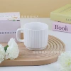 Vertical Mark Cup-White