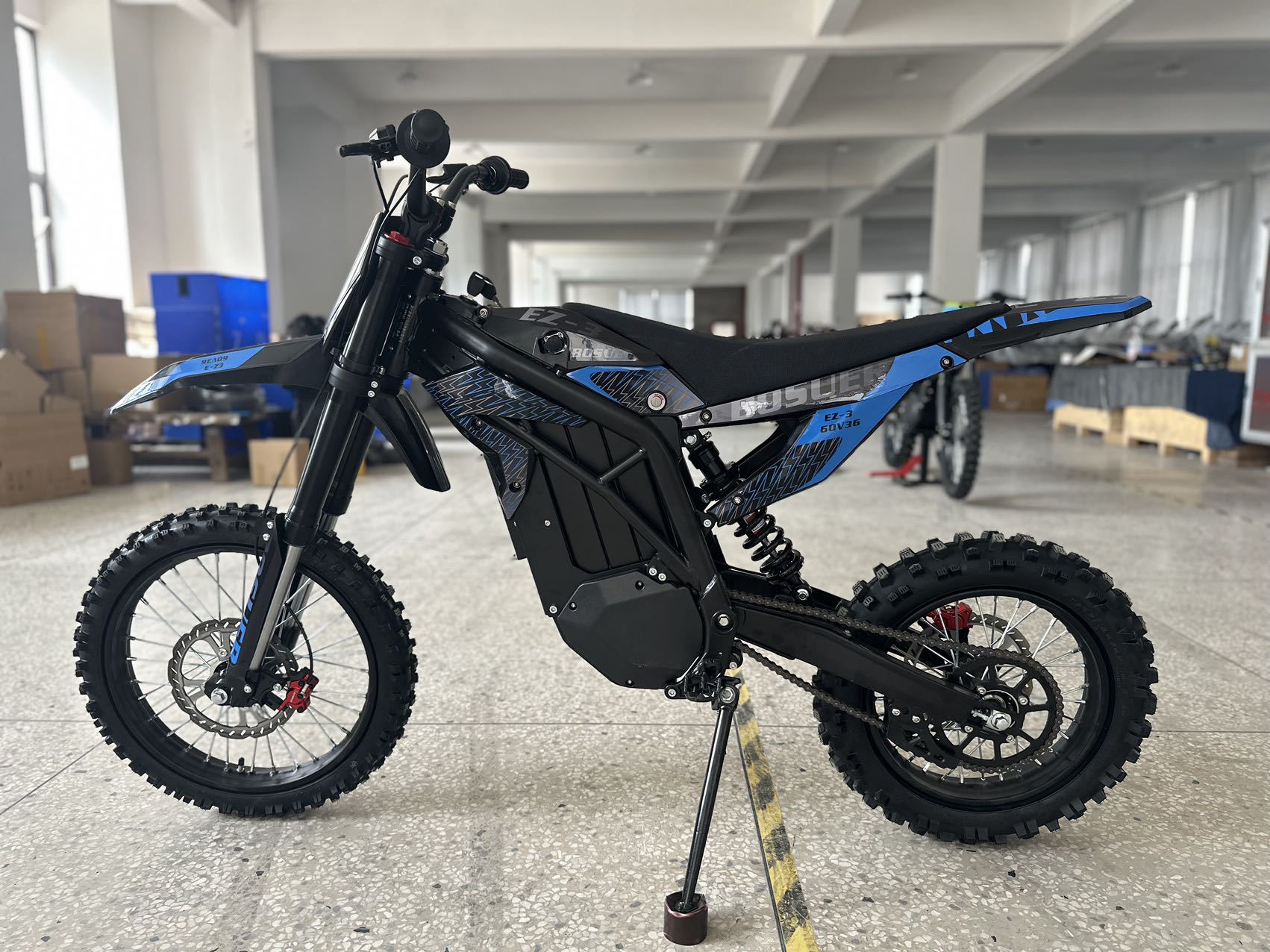 Off-road motorcycle BSE Bosuer EZ-3 motor 60V36 ternary lithium battery with a range of 80-90 kilometers