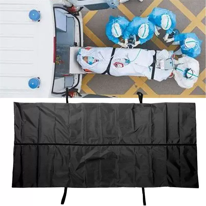 跨境热销防水尸体袋 带 4 个加固手柄210D 牛津布收纳袋防水身体