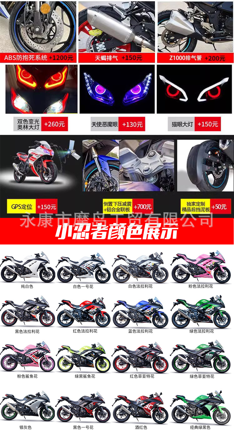 Domestic Brand New Efi Ninja Motorcycle, Adult Road Heavy Motorcycle, Horizon Motorcycle Sports Car, Can Be Registered