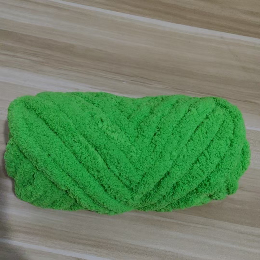 Amazon DIY manta de chenilla sub-hilo grueso hilo de lana de Islandia lana gruesa tejida a mano cojín almohada animal nido