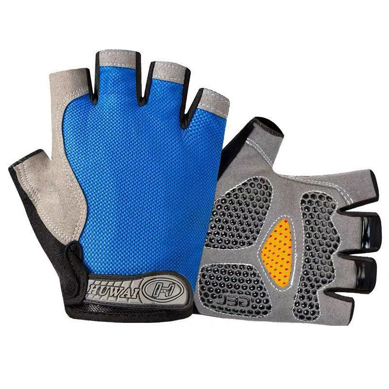 Protección solar medio dedo guantes hielo seda manicura hombres y mujeres delgada primavera y verano transpirable al aire libre equitación guantes de fuga de dedo