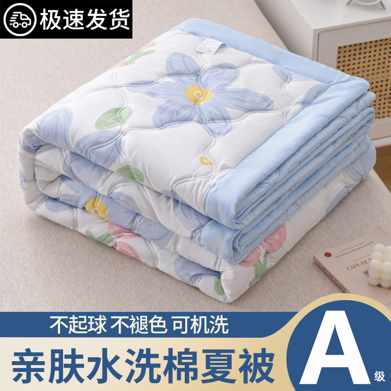 Air Conditioning Quilt, Summer Cooling Quilt, Machine Washable Quilt, Summer Quilt, Single Summer Non-Pure Cotton, Pure Cotton Spring & Fall Quilt Core 2025 New Style