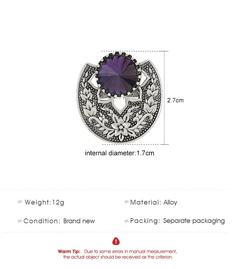 10g Weight Artificial Gemstones Inlay Material Bohemian Geometric Alloy Inlay Artificial Gemstones Women's Rings