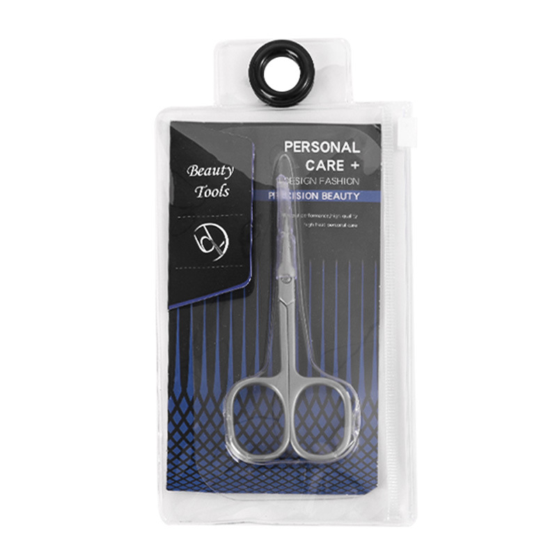 Tijeras para la piel muerta de acero inoxidable, herramientas de cortaúñas rusas, tijeras para cejas delanteras para uñas domésticas, tijeras de belleza convenientes