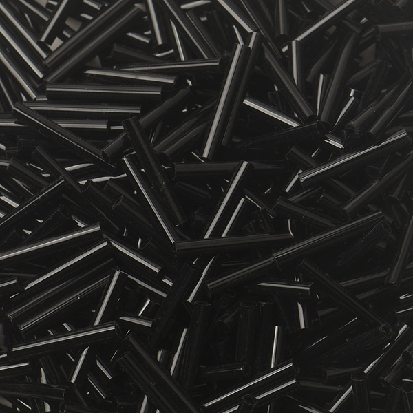 Λ￠▰℗◘┭♢☨ About 18MM tube beads 10 grams about 30 black ☨❋❋